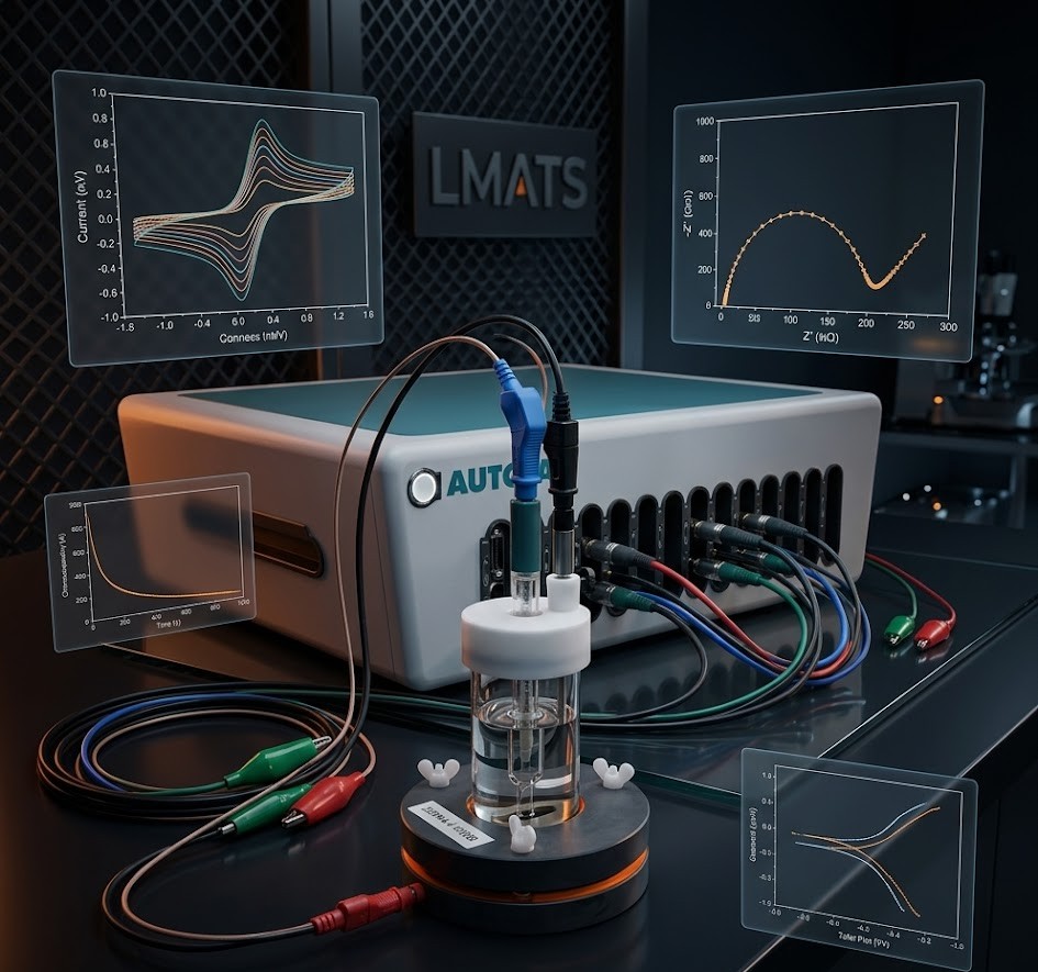 Electrochemical corrosion testing equipment and test cell